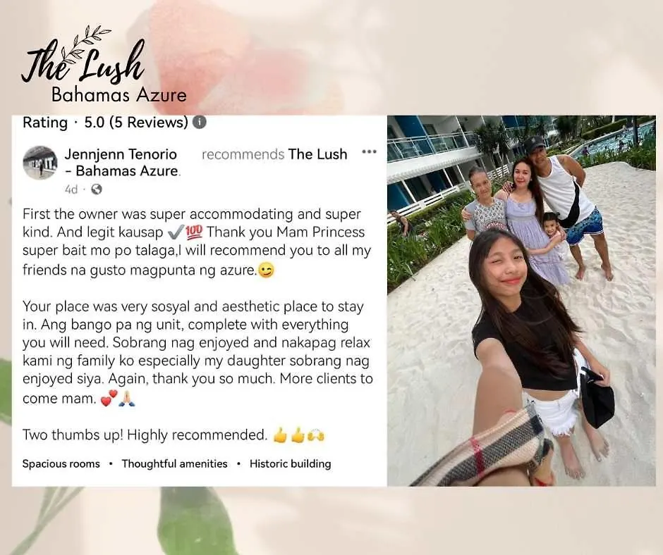 Azure Paranaque Staycation By The Lush - Bahamas Paranaque City Hotel